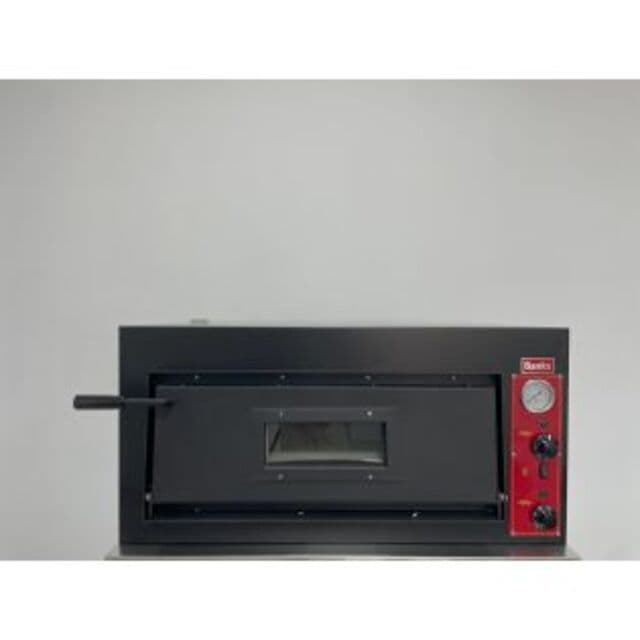 BANKS HORNO PIZZA 1 PUERTAS Refractario NEGRO - Imagen 1