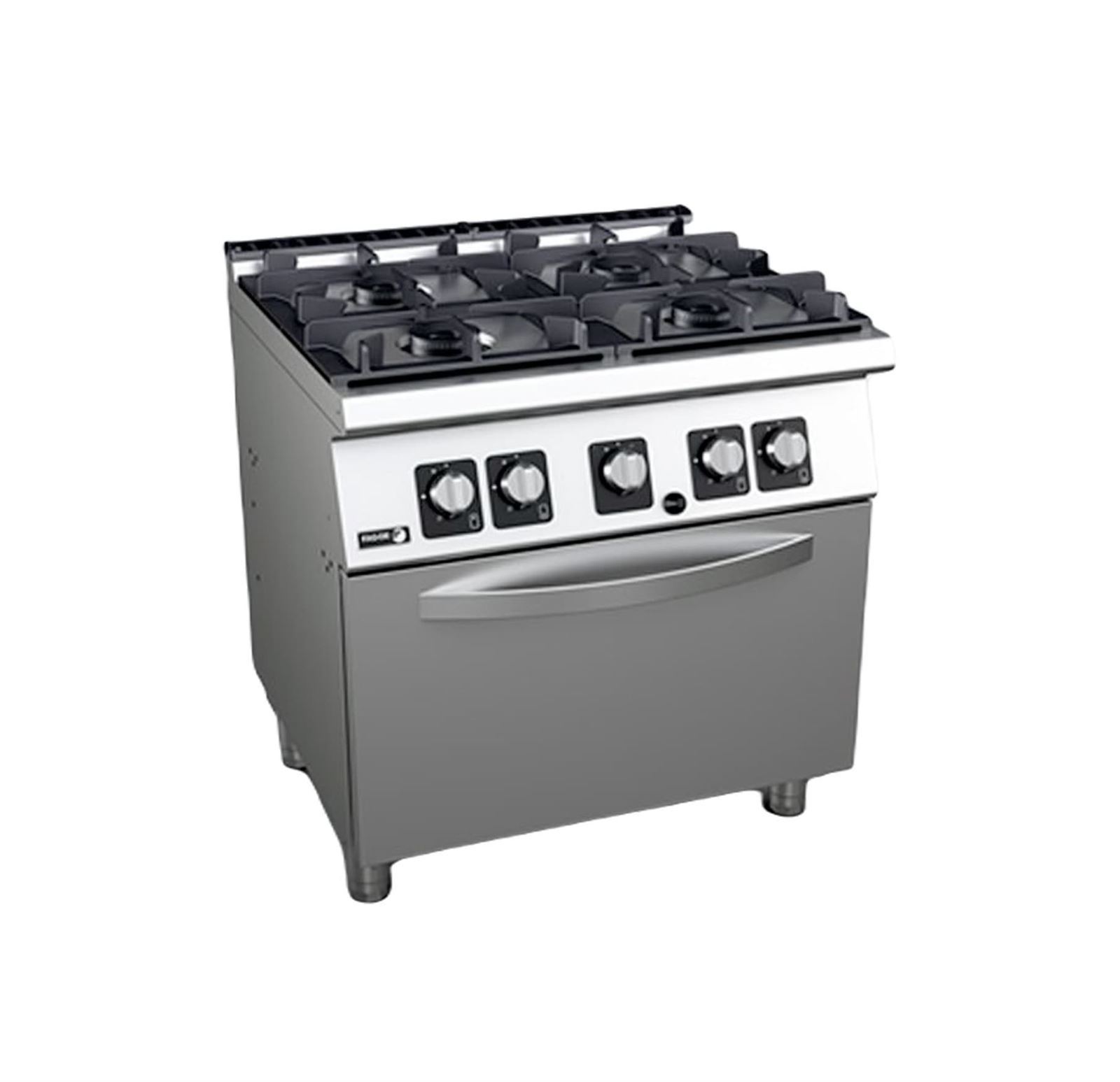 Cocina C-G741 4 fuegos con horno Gama 700 - Imagen 1