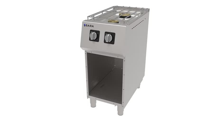 Cocina Profesional Mediana con 2 Quemadores. Serie 750 - Imagen 1