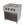 Cocina Profesional Mediana con 4 Quemadores. Serie 750 - Imagen 1