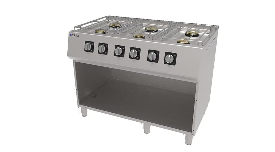 Cocina Profesional Mediana con 6 Quemadores. Serie 750 - Imagen 1