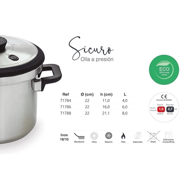 OLLA A PRESIÓN SICURO - Imagen 2